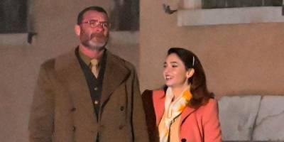 Liev Schreiber & Matilda De Angelis Take In The Sights of Venice While Filming New Movie - www.justjared.com - Italy