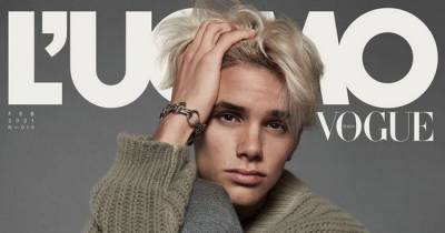 David and Victoria Beckham proud of son Romeo, 18, as he unveils debut cover shoot for L'Uomo Vogue - www.ok.co.uk