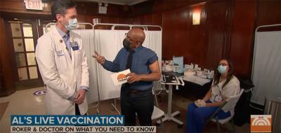 Al Roker Gets Covid-19 Vaccine Live On ‘Today’ Show – Watch - deadline.com - city Lenox, county Hill
