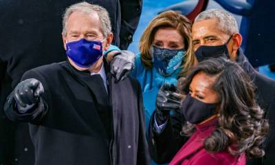 Michelle Obama and George W. Bush's reunion photos will melt your heart - hellomagazine.com - USA - Washington