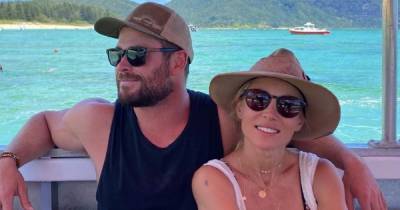 Chris Hemsworth Poses Shirtless During Island Family Getaway Ahead of ‘Thor’ Filming - www.usmagazine.com - Australia