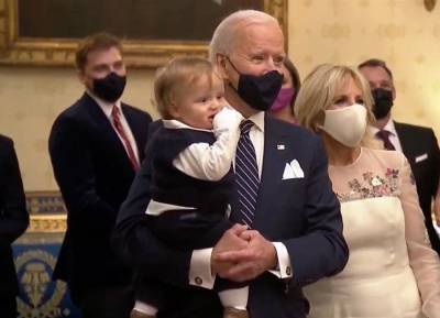 Joe Biden’s baby grandson stole the show dancing at the White House - evoke.ie - USA