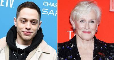 Pete Davidson Tells Glenn Close He Thought She Was British and More Hilarious Moments From New Interview - www.usmagazine.com - Britain - state Connecticut