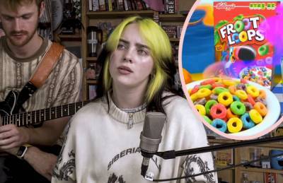 Billie Eilish Thought A Box Of Froot Loops Cost $35! - perezhilton.com