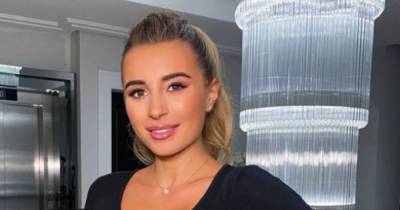 New mum Dani Dyer goes out for her very first walk with baby boy Santiago after giving birth on Saturday - www.ok.co.uk - city Santiago