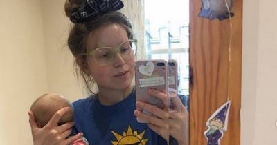 Harry Potter star Jessie Cave reveals her three-month-old baby son Abraham is in hospital with coronavirus - www.ok.co.uk - county Brown - county Potter