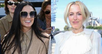 Demi Moore & Gillian Anderson Step Out for Chloe's Outdoor Fashion Show in Paris - www.justjared.com - France