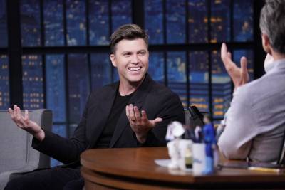 Colin Jost Says His Mom Was ‘Slightly Thrown By’ He And Scarlett Johansson Naming Their Baby Cosmo - etcanada.com