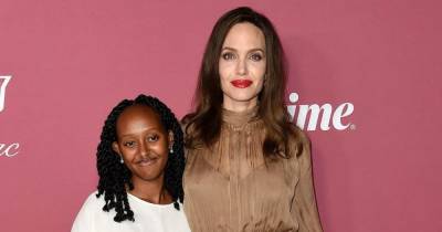 Angelina Jolie and Zahara, 16, Pose for Mother-Daughter Photos on Red Carpet at Variety’s Power of Women - www.usmagazine.com - Los Angeles
