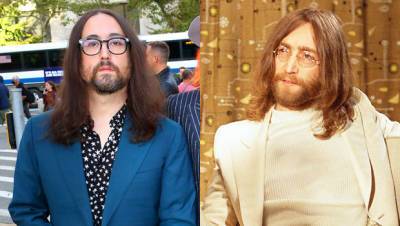 Sean Lennon, 45, Looks Just Like Dad John With Long Hair Glasses While Out With GF — Photo - hollywoodlife.com - New York