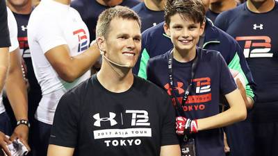 Tom Brady Bonds With Son Jack, 14, After Massive Buccaneers Win On Football Sunday — Watch - hollywoodlife.com