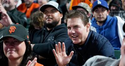 Tom Cruise Makes Rare Appearance With Son Connor at Los Angeles Dodgers Baseball Game - www.usmagazine.com - Los Angeles - Los Angeles - San Francisco - city San Francisco