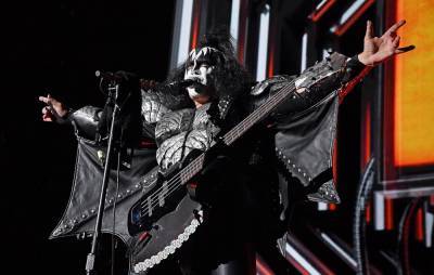 Watch Gene Simmons avoid fall after descending platform malfunctions during KISS gig - www.nme.com - Florida - county Rock