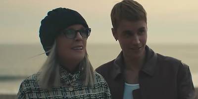 Diane Keaton Reveals What It Was Like Working with Justin Bieber on His New Music Video for 'Ghost' - www.justjared.com