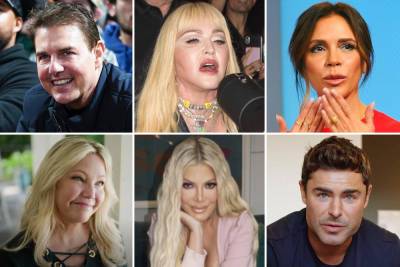 When celebrity faces transform: Tom Cruise, Madonna, Megan Fox, and more - nypost.com