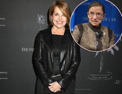 Katie Couric Admits She Edited Out Ruth Bader Ginsburg’s Problematic Views On Football Players Kneeling For The Anthem - perezhilton.com
