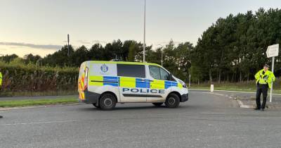 Major Scots road locked down after two vehicle crash - www.dailyrecord.co.uk - Scotland - county Major