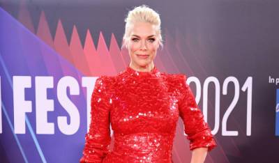 Ted Lasso's Hannah Waddingham Looks Incredible in This Red Dress at the 'Succession' London Premiere - www.justjared.com - London