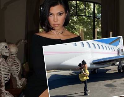 Kourtney Kardashian Allegedly Freaked Out On Flight After Travis Barker Lost His Phone - perezhilton.com - New York - Los Angeles