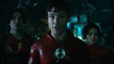 'The Flash' Teaser Trailer Teases Michael Keaton's Batman and Supergirl - www.etonline.com