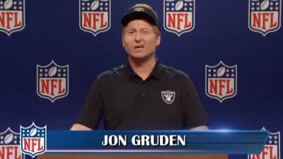 ‘SNL’ Tackles (Sorry) the Jon Gruden NFL Scandal in Cold Open (Video) - thewrap.com - Las Vegas - county Johnson - Austin, county Johnson