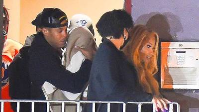 Nicki Minaj Kenneth Petty Make Rare Outing With Son ‘Papa Bear’, 1, Leaving New Jersey Studio - hollywoodlife.com - New Jersey