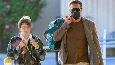 Ben Affleck Bonds With Daughter Seraphina, 12, As He Picks Her Up From The Airport — Photos - hollywoodlife.com - Los Angeles - Hollywood - California - city Burbank