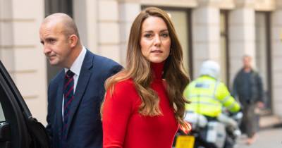 Kate Middleton stuns in head-to-toe red as she gives speech for Addiction Awareness Week - www.ok.co.uk - London