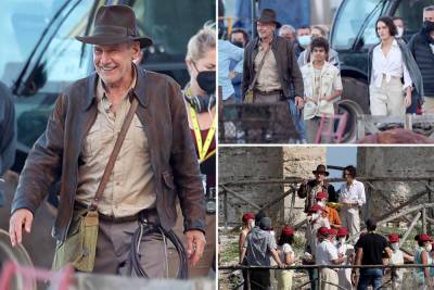 Harrison Ford back on ‘Indiana Jones’ set — and appears to be doing OK - nypost.com - Indiana - county Harrison - county Ford - county Waller