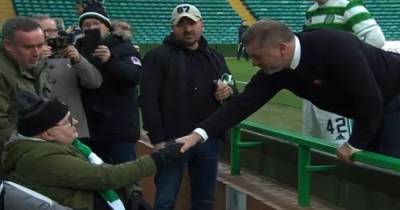 Celtic fan receives heartwarming Ange Postecoglou gesture as boss makes time for classy post match chat - www.dailyrecord.co.uk