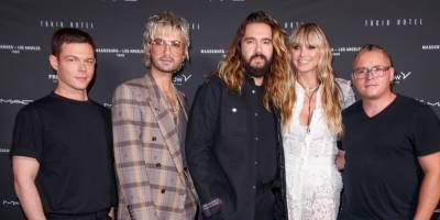Heidi Klum Shows Her Support for Husband Tom Kaulitz at Tokio Hotel's Single Release Party - www.justjared.com - Germany