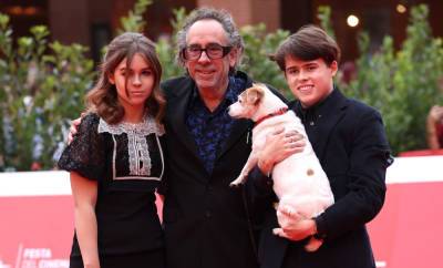 Tim Burton Makes Rare Public Appearance With His & Helena Bonham Carter's Kids! - www.justjared.com - Italy