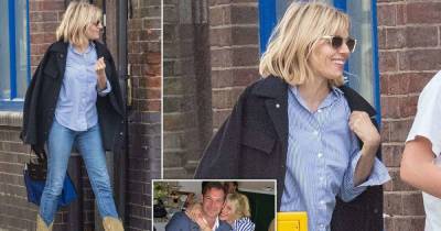 Sienna Miller has lots to smile about as she returns from New York - www.msn.com - New York - New York - county Miller