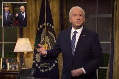 ‘SNL’ cold open pokes fun at Joe Biden’s low approval ratings - nypost.com - county Hall - county Johnson - Austin, county Johnson