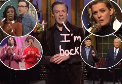Jason Sudeikis Returns To SNL For His Hosting Debut -- Check Out All The Highlights HERE! - perezhilton.com - county Johnson - Austin, county Johnson