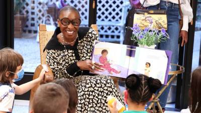 Cynthia Erivo Read Her New Children's Book to Kids at Storytime Event at Tory Burch Store - www.justjared.com - New York