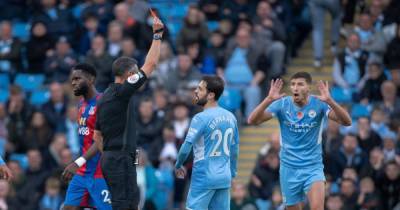 Ruben Dias disagrees with 'strange' referee decision in Man City defeat to Crystal Palace - www.manchestereveningnews.co.uk - Manchester