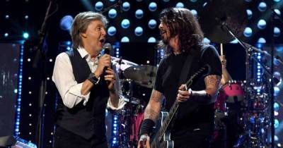 Sir Paul McCartney performs with Foo Fighters after Rock & Roll Hall of Fame induction - www.msn.com