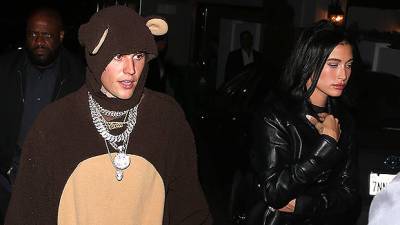 Justin Bieber Hailey Baldwin Go As ‘Jungle Book’s Baloo Bagheera For Halloween Bash — Photos - hollywoodlife.com - Los Angeles