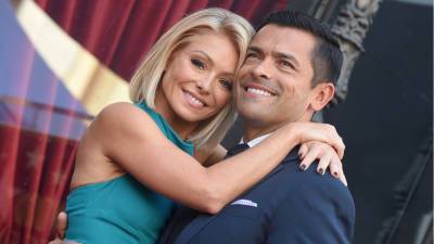 Kelly Ripa and Mark Consuelos show some skin in steamy poolside snapshot with pal Jake Shears - www.foxnews.com