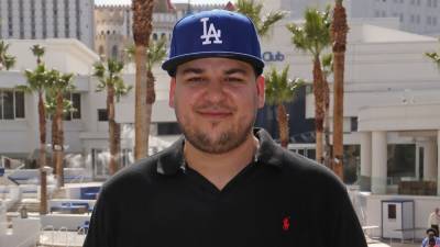 Rob Kardashian Is All Smiles During Dinner Date With Sisters Kim, Khloe and Kourtney - www.etonline.com