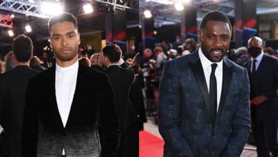 Rege-Jean Page Idris Elba Have Never Looked Hotter On The ‘Harder They Fall’ Premiere Red Carpet - hollywoodlife.com - London