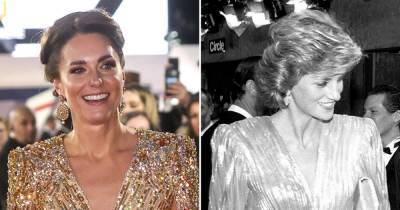 Duchess Kate ‘Wanted to Pay Homage’ to Princess Diana at ‘No Time to Die’ Premiere - www.usmagazine.com - London