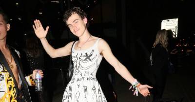 Zoe Ball and Fatboy Slim's son Woody Cook dons incredible ball gown to Attitude Awards - www.ok.co.uk