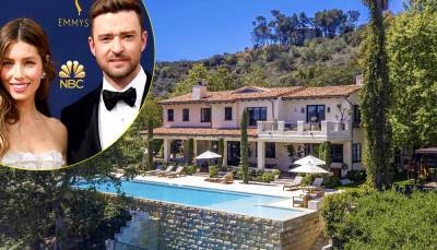 Look Inside Justin Timberlake & Jessica Biel's Hollywood Hills Home, Which They're Selling for $35 Million (Photos) - www.justjared.com - New York - Montana