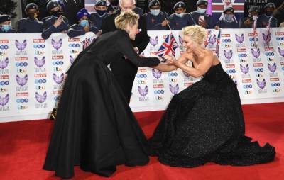 ‘Ted Lasso’ star Hannah Waddingham worships Sharon Stone on red carpet - www.nme.com - Britain - London - county Stone