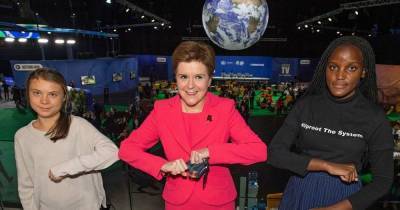 Nicola Sturgeon meets Greta Thunberg at COP26 in Glasgow as she bumps elbows with activist - www.dailyrecord.co.uk - Sweden