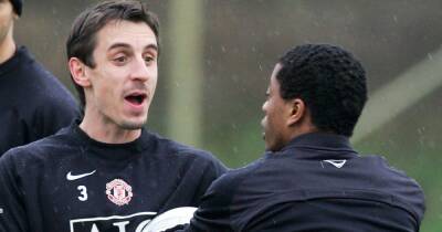 Patrice Evra's 'Bruce Lee' tackle on Gary Neville that forced Sir Alex Ferguson to stop training - www.manchestereveningnews.co.uk - Italy - Manchester - city Gary