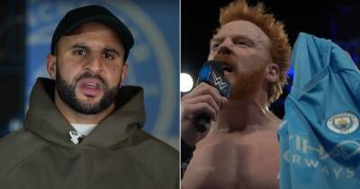 Man City's Kyle Walker wins bet with WWE superstar and Liverpool FC fan Sheamus - www.manchestereveningnews.co.uk - Britain - Manchester