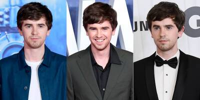 Freddie Highmore Steps Out for the Release New Film 'Way Down' Before Attending GQ's Men of the Year Awards 2021 - www.justjared.com - Spain - city Madrid, Spain